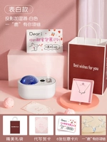 [Модель исповеди] Элегантный белый+«оленя» имеет подарочный пакет с ожерельем