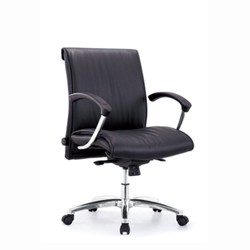 Office Furniture Middle Class Chair Genuine Leather Office Lift Swivel Chair Desk Manager Office Chair Fashion Computer Chair