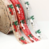 Рождественский декор с бантиком, лента, 5см, DIY