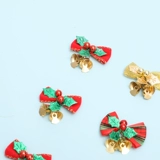 Колокольчик с бантиком, аксессуар, подвеска ручной работы, декор с аксессуарами, 5см, DIY