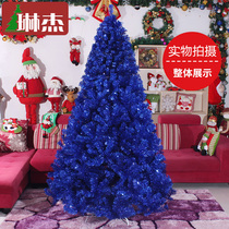Linjie 150CM Blue Christmas Tree Hotel Christmas decorations 1 8 Mabao Blue Christmas Tree Package