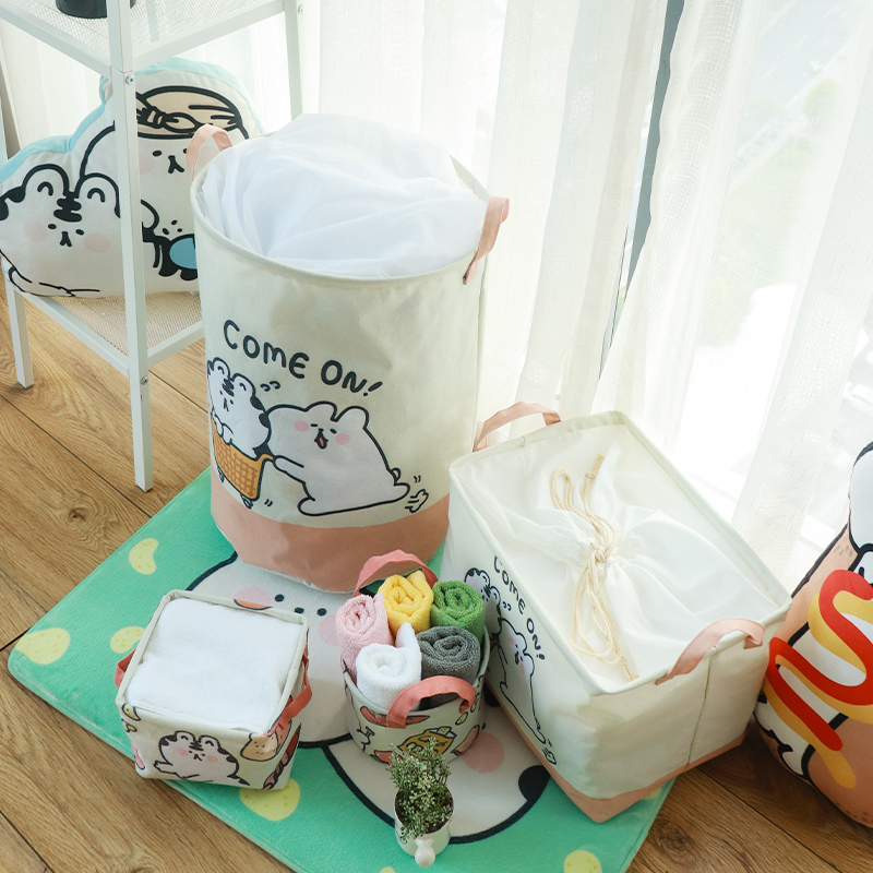 Wang Ah Tiger Tiger Fabric Storage Basket Household Toy Storage Box Kitchen Desktop Snack Storage Box Sundries Storage