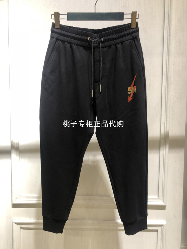 Trendy Men's Clothing Authentic Brand Summer New Style Lightning Cuff Sports Rhinestone Casual Sweatpants 1252542766