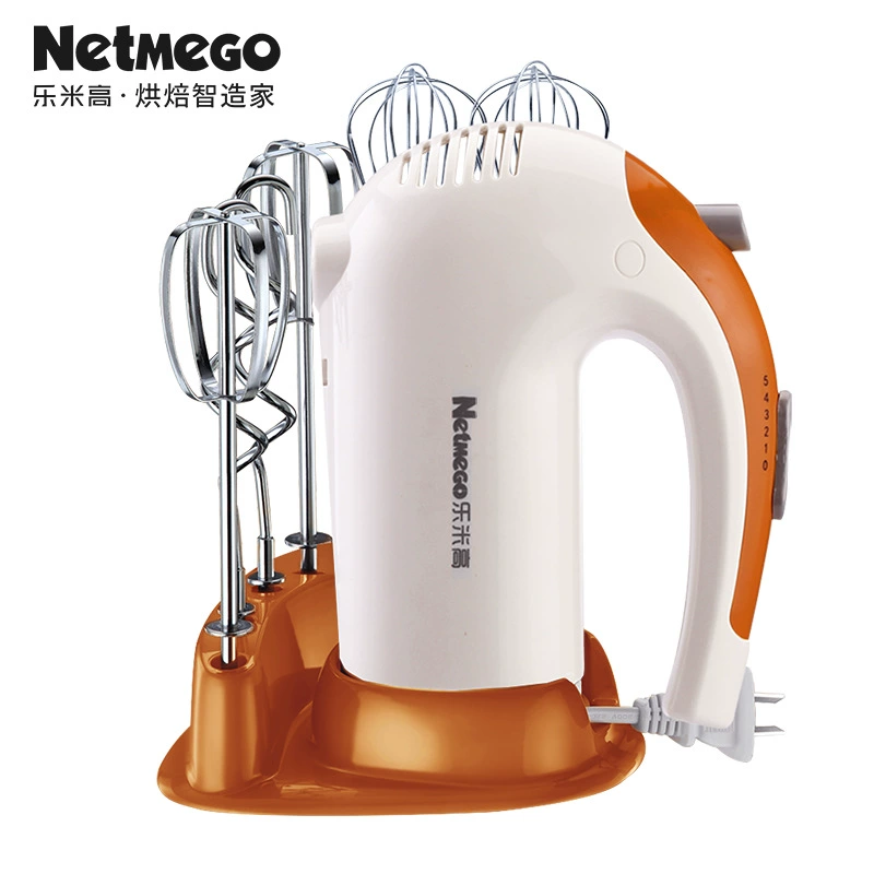 Máy đánh trứng điện cầm tay Lemigao N38D 300W đế lưu trữ máy đánh trứng nướng gia dụng tùy chỉnh chào đón - Máy trộn điện