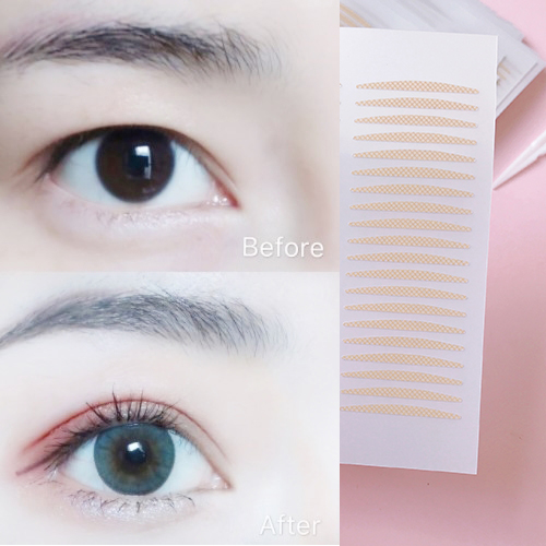 Fleshy double eyelid stickers for women's invisible seamless natural makeup artist for night use single-sided waterproof plain skin is very thin and narrow