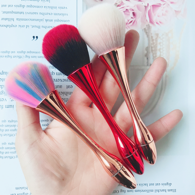 Mini small brute waist makeup brushed powder brushed high foot cup blush brushed close powder brushed beginners powder underbrush tool set