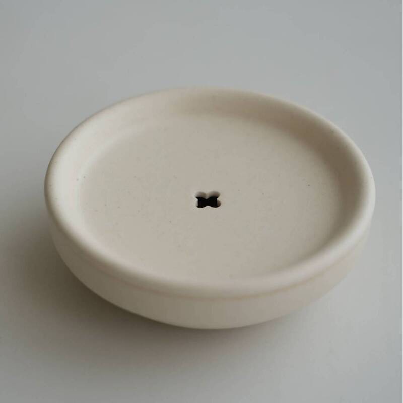 Vast Infinite Utensils Handmade Pot Holder with Open Glaze Ceramic Dry Brewing Tray Tea Tray Kung Fu Tea Set Accessories Tea Ceremony Supplies