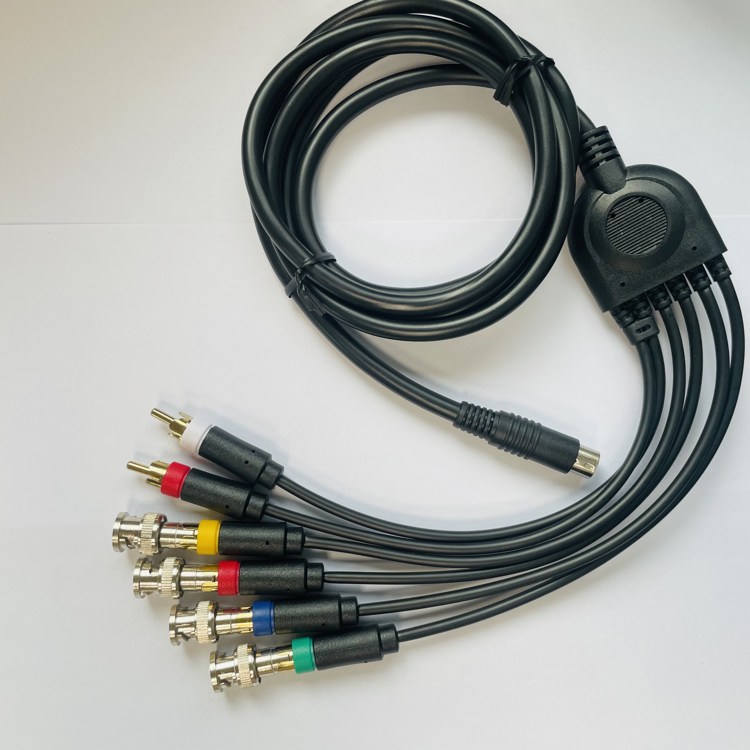 Sega Saturn ss Console Color Difference Line Color Monitor Rgbs Line Gold Plated Head