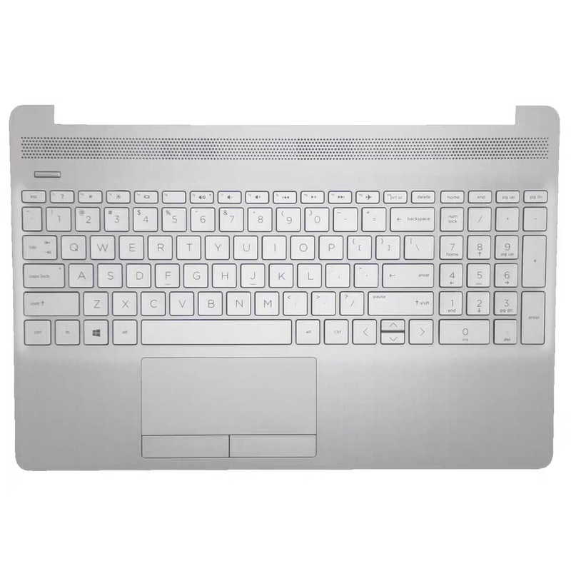 Brand New Hp 15S Du Dy Dw Dr Tpn-C139 C-Shell Keyboard Silver L52023-001