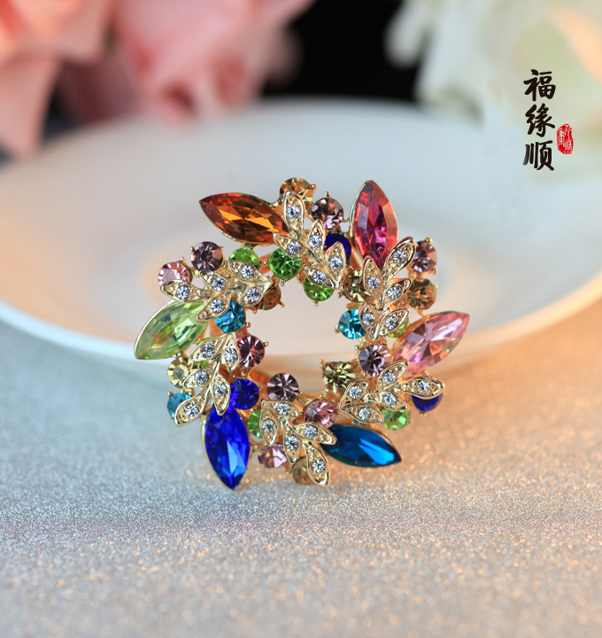 Broche femme en Zircon diamant - Ref 1173229 Image 12