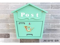 2014C Wall-mounted villa mailbox Mailbox letter box mailbox Garden shop decoration box