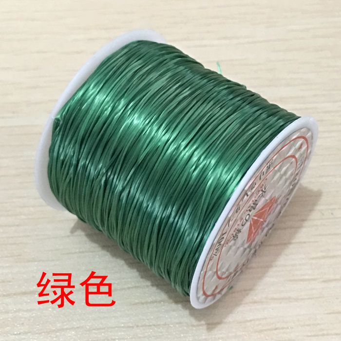 Vòng đeo tay dây cao su dây đàn hồi dây cườm dây tinh thể dây đàn hồi dây đeo vòng dây đeo hạt dây đàn hồi - Vòng đeo tay Clasp vòng tay vàng 24k