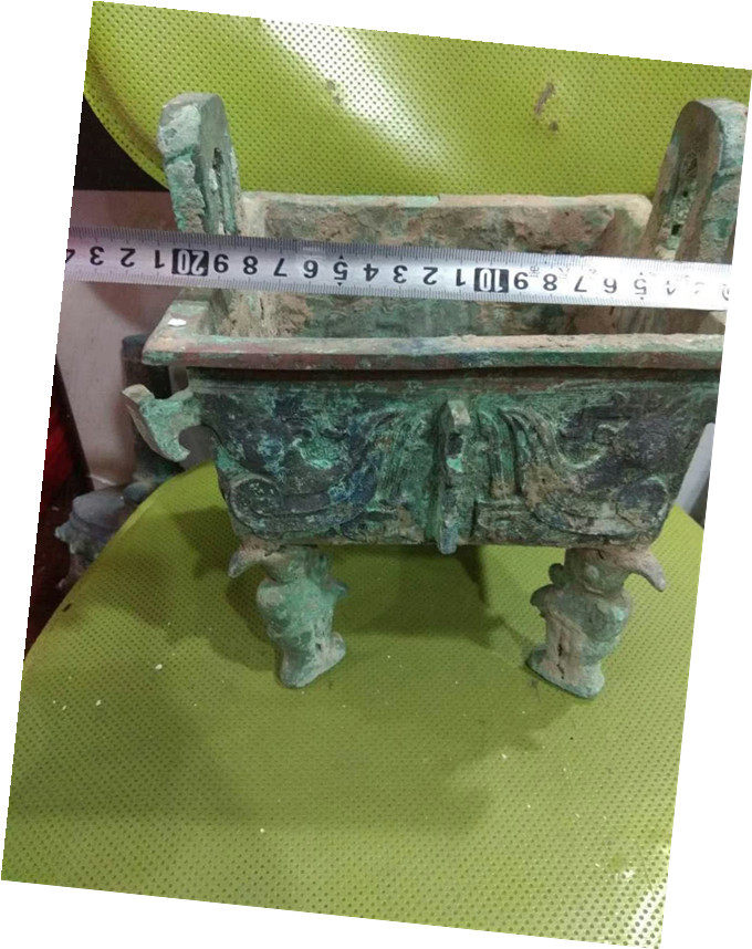 Imitation ancient bronzeware Zhou Gong Dongzheng, also known as Feng Baiding's sound and suitable for heavy red spot and green rust 