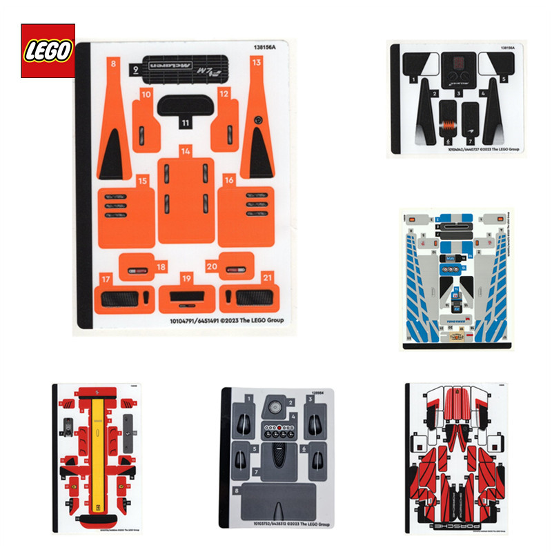 Lego Speed Racing Car 10330 76918 76916 77254 76898 76904 Stickers Lego Speed Racing Car 10330 76918 76916 77254 76898 76904 Stickers