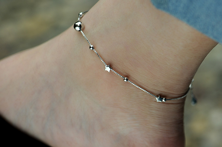 Bracelet de cheville Femme MAOMAO en Argenterie - Ref 3103752 Image 11