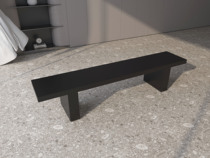 Modern minimalist solid wood bench home living room dining table long bench can sit in the door to change shoe stool bedroom bed end stool