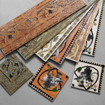 Tile accessories floor - edge all - porcelain kickline 500 waist line American rural wave wire wave wire