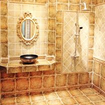 American country antique brick 300 kitchen bathroom tile floor climbing tile