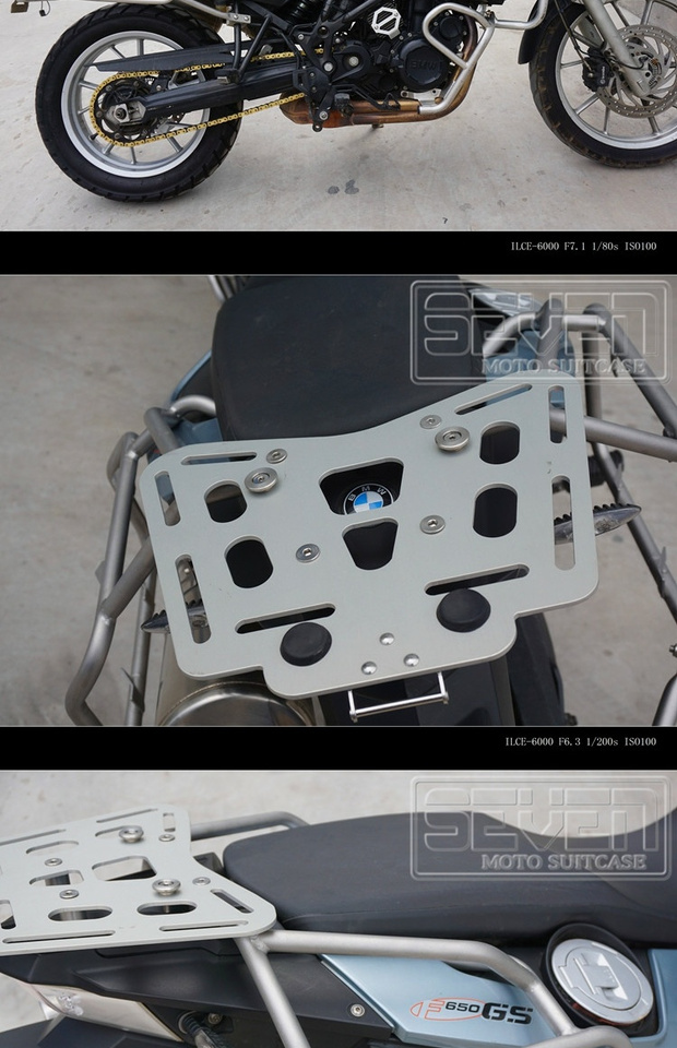 Hộp bên áp dụng BMW BMW-F650G S700GS F800GS Hộp bên nhôm Hộp phía sau hộp bên - Xe gắn máy phía sau hộp thùng đựng đồ xe máy