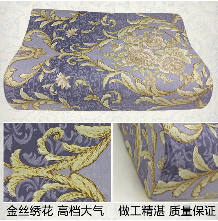 Mùa hè Thái Lan Latex Gối Trường Hợp 60x40 Gối Trường Hợp Duy Nhất Dày Grinded Bông Pillow Case Bông Cổ Tử Cung Gối Trường Hợp