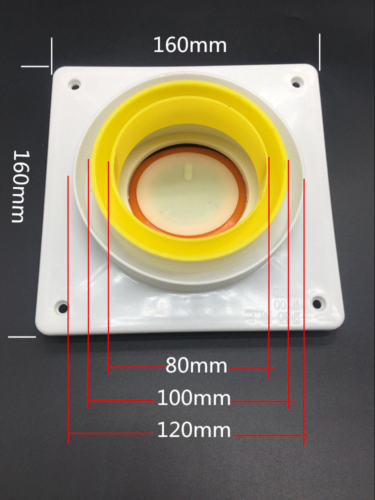 Makeup Room Bath Overpower Exhaust Fan Duct Stop Valve 8cm 8cm 10cm 12cm 12cm Valve Stop Check Valve Anti-Taste
