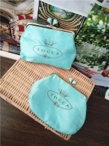 Microflaw welfare Daily single High Force grid TOCCA cosmetic bag handbag size 15*20