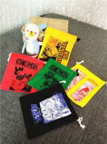 Daily single cartoon animation series cotton canvas double-sided printing storage bag quality is not said