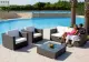 sofa mây phòng nắng ngoài trời, sân vườn ngoài trời sân thượng ban công ngoài trời ghế mây góc không thấm nước chống nắng - Ghế sô pha ghế sofa gỗ giá rẻ