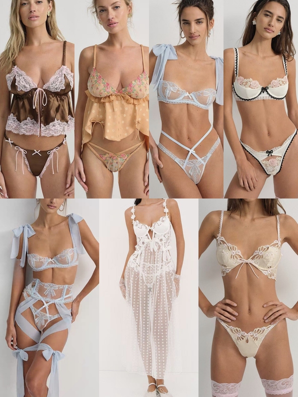 Victoria's Secret Vs Collaboration for Love & Lemons Embroidered Ultra-Thin Bra & Polka Dot Rhinestone Sheer Camisole Set Victoria's Secret Vs Collaboration for Love & Lemons Embroidered Ultra-Thin Bra & Polka Dot Rhinestone Sheer Camisole Set