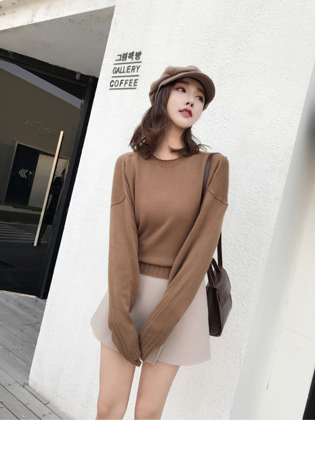 ◆ MMCO ◆ thiết kế cổ tròn thiết kế áo vest sau cardigan nữ