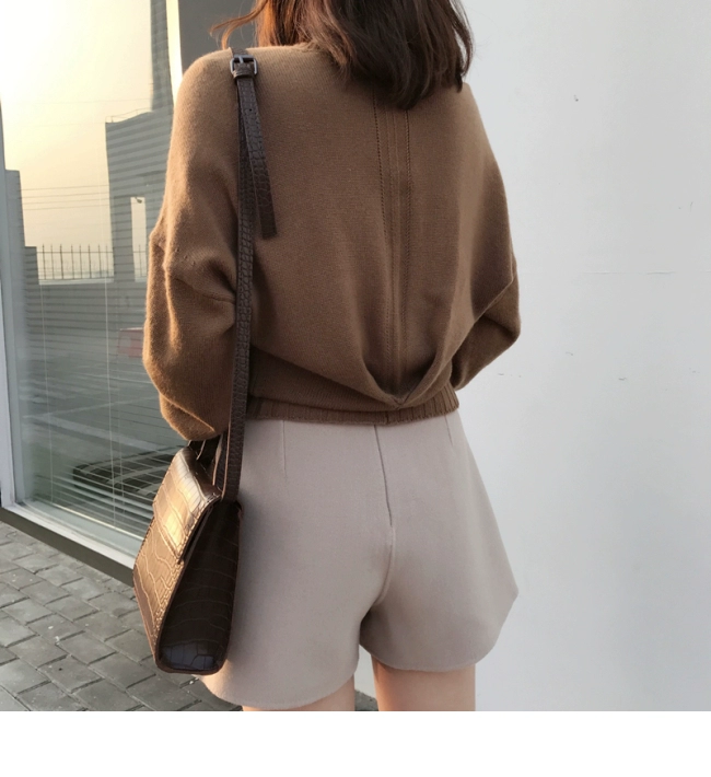 ◆ MMCO ◆ thiết kế cổ tròn thiết kế áo vest sau áo cardigan nữ hàn quốc