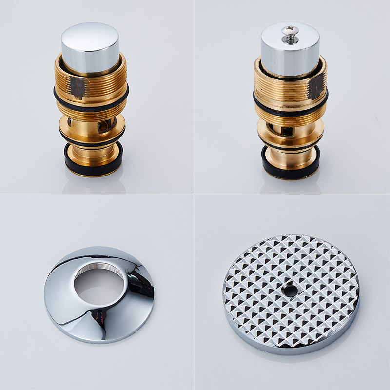 Foot-operated stool flush valve valve core pedal hand press delay button valve core concealed squat toilet flush valve accessories