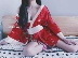 Không quá trễ, sexy, kimono Nhật Bản, hoa hồng, trêu chọc, cám dỗ, váy ngủ, ảnh mỏng, nội y sexy - Night Robe