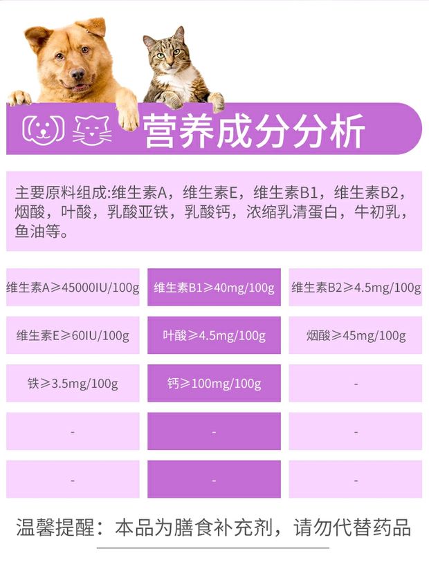 Red dog miễn dịch kem 120g chó dinh dưỡng kem chó con mèo trẻ điều hòa dạ dày - Cat / Dog Health bổ sung Sữa cho mèo trưởng thành