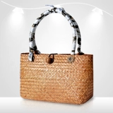 Соломенная пляжная брендовая плетеная сумка на одно плечо, Южная Корея, Таиланд