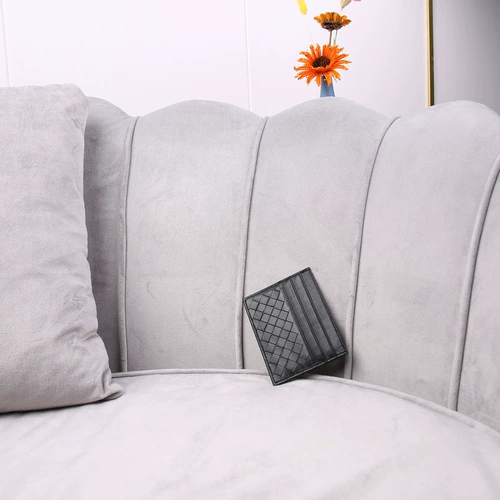 Плетеный ультратонкий картхолдер, маленький кошелек, из натуральной кожи