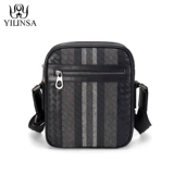 Плетеная сумка на одно плечо, небольшая сумка, барсетка, кожаный ремешок для сумки для отдыха, из натуральной кожи