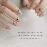 Японские ультратонкие блестки для ногтей в виде сердечка для маникюра, накладные ногти для ногтей, аксессуар, декор, новая коллекция, популярно в интернете