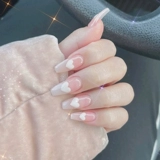 Накладные ногти в виде сердечка для маникюра для ногтей, украшение для ногтей, брендовые аксессуары, популярно в интернете