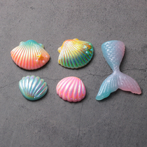 Laser shell simulation animal model Childrens house male and female childrens toys Mini ultra-small miniature ornaments