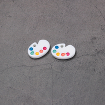 Color palette mini food play mini model diy kitchen supermarket house scene simulation Ultra-small food toy