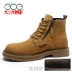 Giày cao cấp thời trang cao cấp cho nam mùa thu Martin boots nam cao cấp dụng cụ đại hoàng giày cao cổ tăng xu hướng giày da nam - Giay cao Giay cao