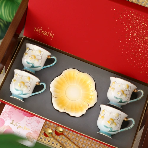 Керамический высококлассный кофейный комплект для домашнего использования, послеобеденный чай, чайная чашка, ручная роспись