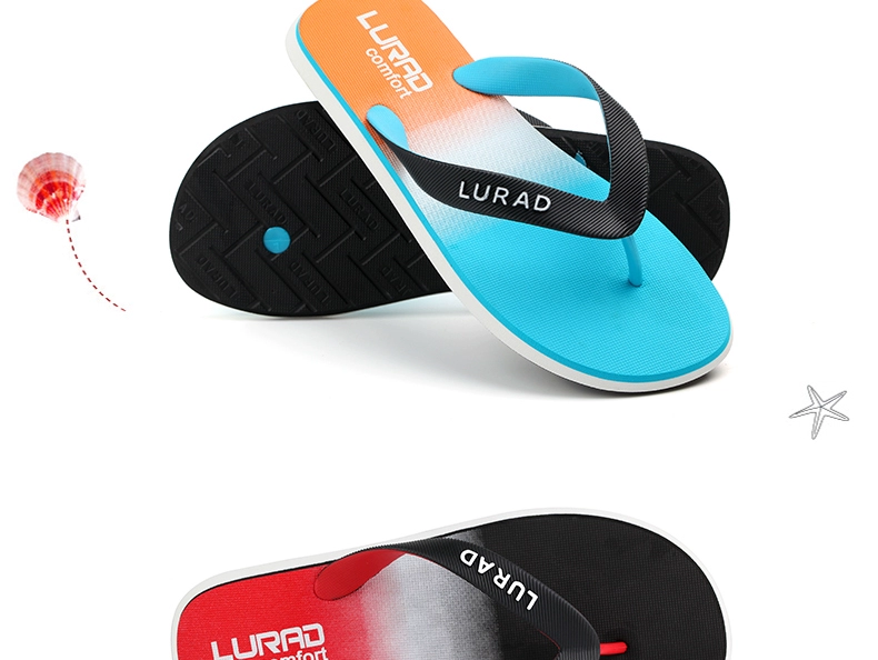 Luladi thời trang nam dép xỏ ngón dép mùa hè dép nam đi biển chống trượt xu hướng dép