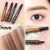 NOVO bốn nĩa nước lâu dài bút chì lông mày bốn chân bút chì lỏng lông mày bút chì chống thấm nước chống mồ hôi sinh viên chính hãng - Bút chì lông mày / Bột / Stick