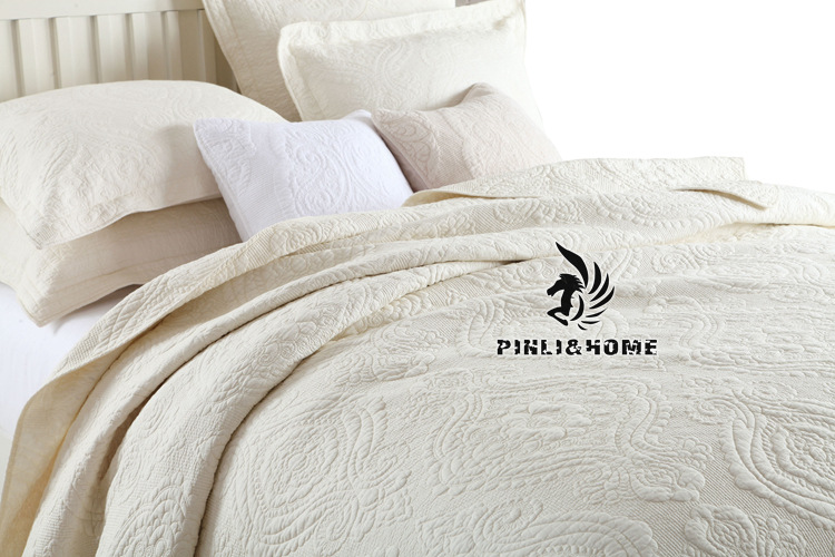 giường bông châu Âu bao gồm mảnh duy nhất của khăn trải giường rắn ba mảnh bông của Mỹ bông tấm dày cao cấp bông - Trải giường ga giường 1m8 x 2m