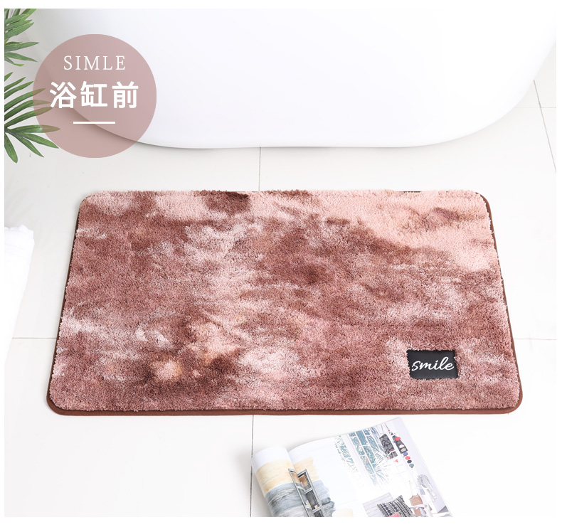 Dirt phòng tắm cửa mat thấm mat mat tắm nhà vệ sinh mat tiểu phòng ngủ thảm bán trái xoan - Thảm sàn thảm lót sàn nhà bếp