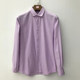 Men's Business Shirt with Pointed Collar, Spring and Autumn Long-Sleeve Shirt, Gentleman Casual Men's Cotton Shirt C2048