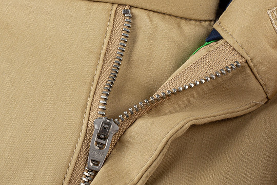 鸟家剪标卡其色夏款休闲裤男青年商务休闲合体直筒微弹长裤91040