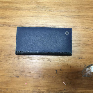 Men's Long Wallet, Young Men's Leather Wallet, Men's Wallet, Business Wallet, Blue Bag